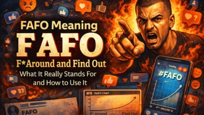 FAFO meaning explained showing slang, social media usage, and consequences concept