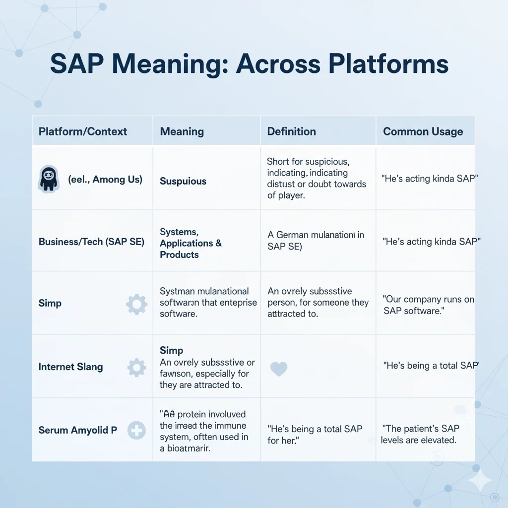 SAP Meaning