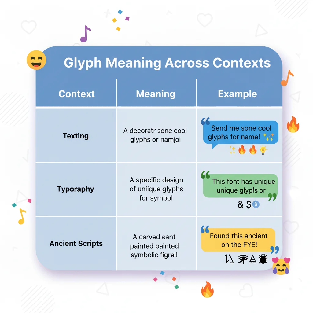 Glyph Meaning