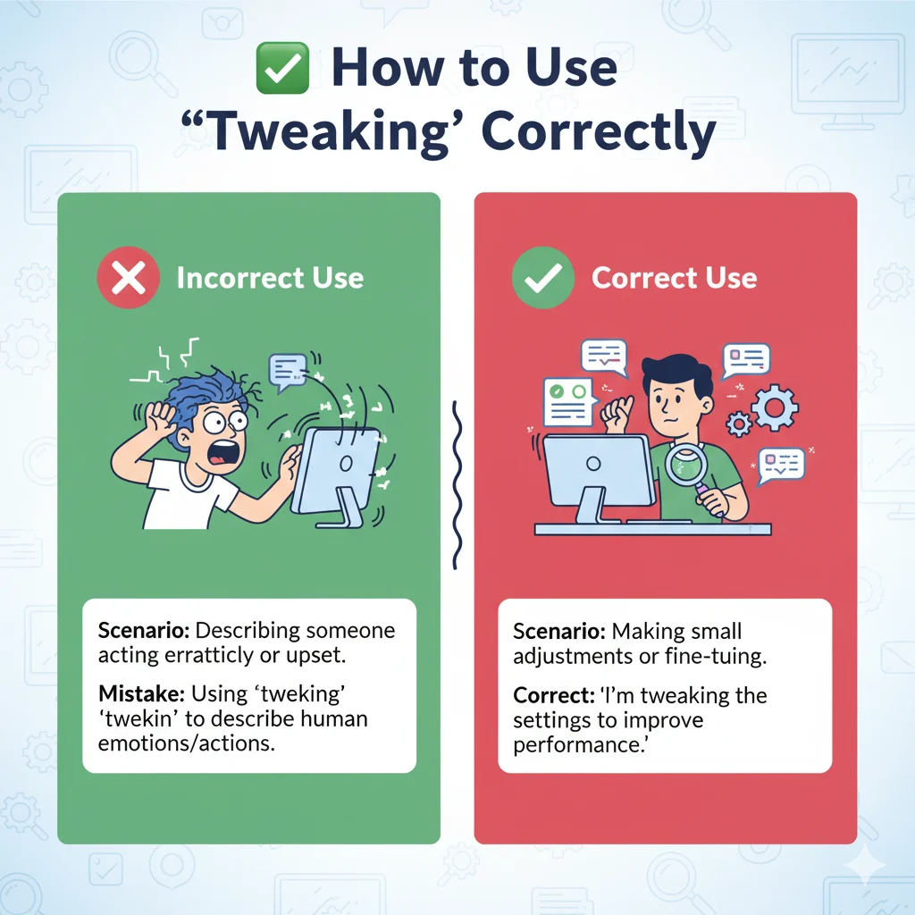 Tweaking Meaning Slang