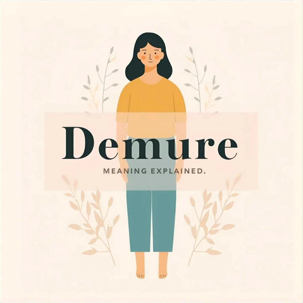 Demure Meaning