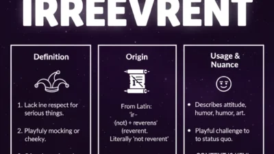 Irreverent Meaning