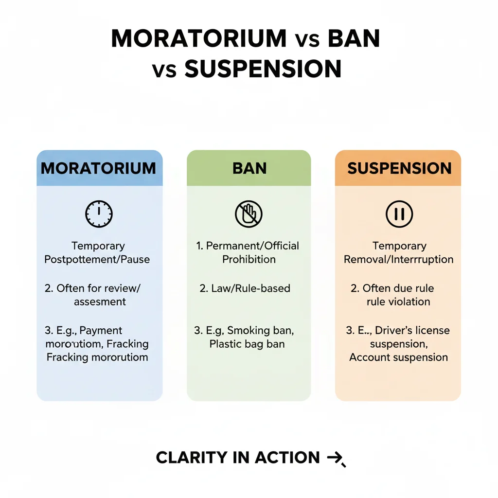 Moratorium Meaning