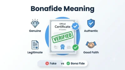 Bonafide Meaning