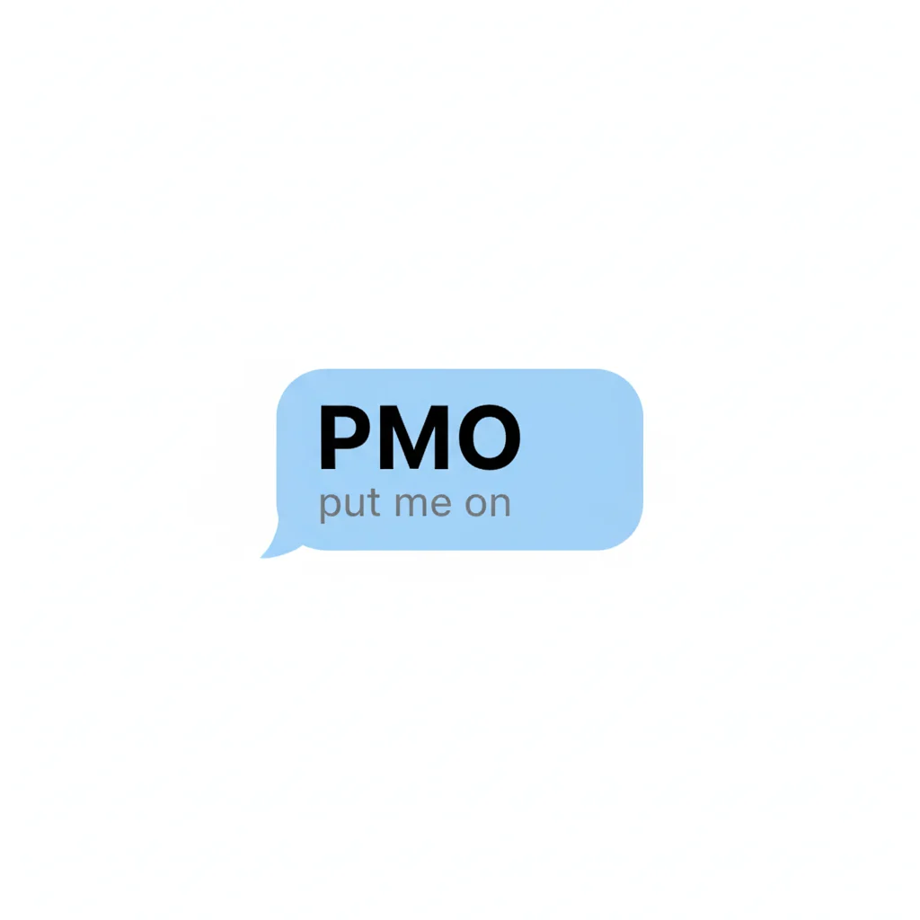 PMO Meaning in Slang