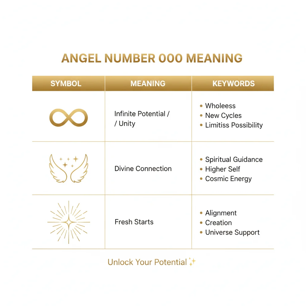 000 Angel Number Meaning