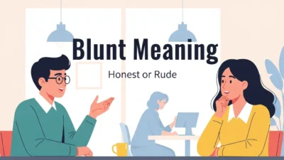 Blunt Meaning