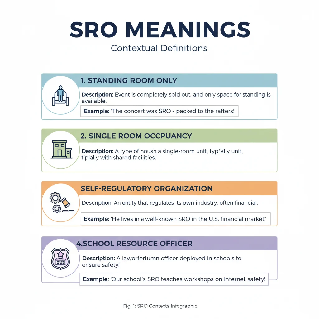 SRO Meaning