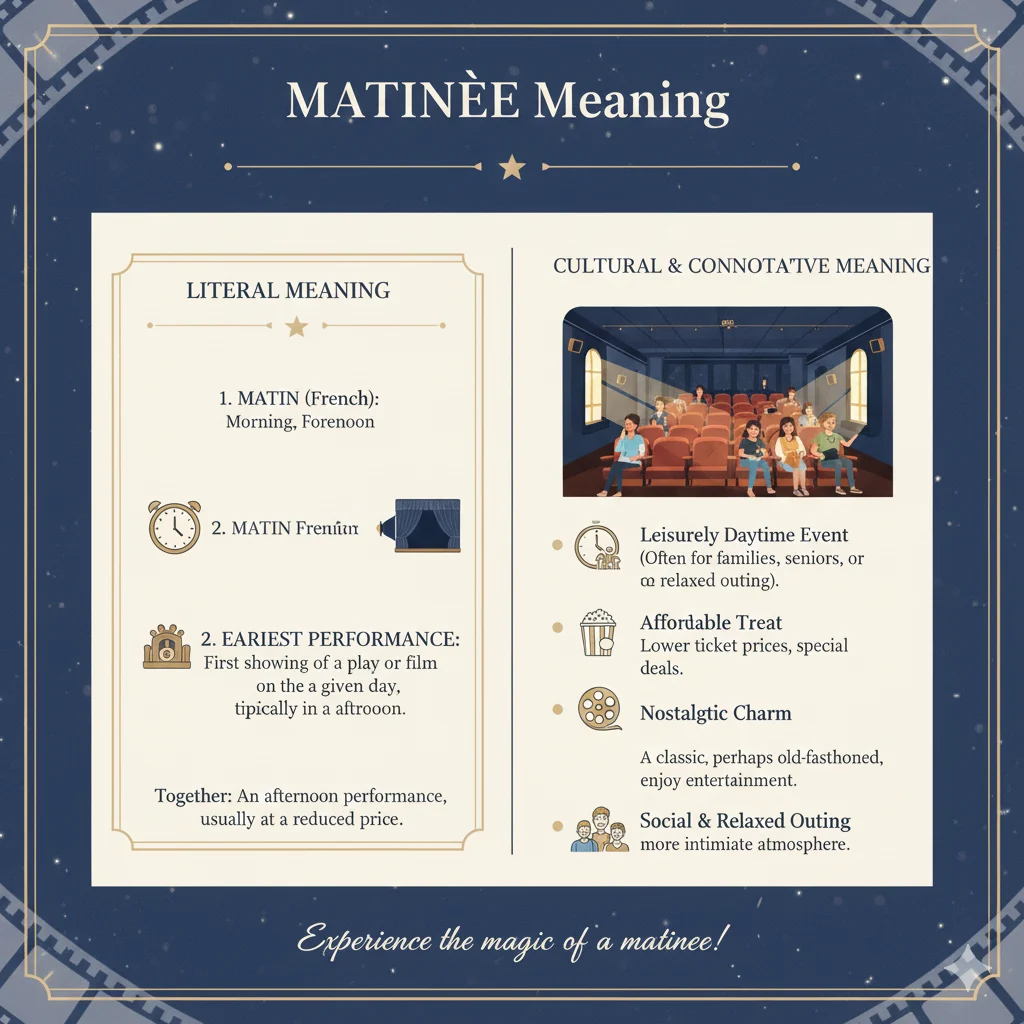 Matinee Meaning