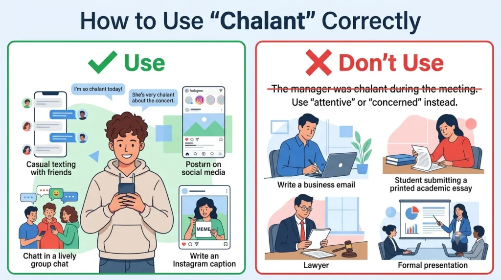 Chalant Meaning