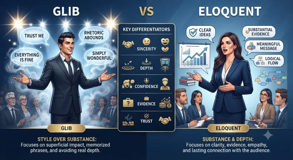 Glib Meaning