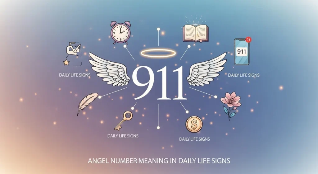 911 Angel Number Meaning in Daily Life Signs