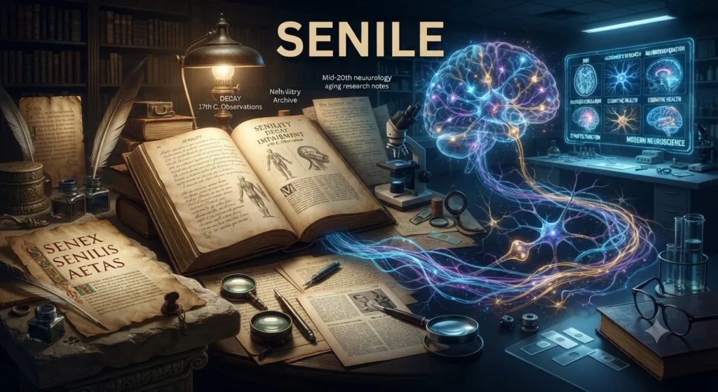 Senile Meaning