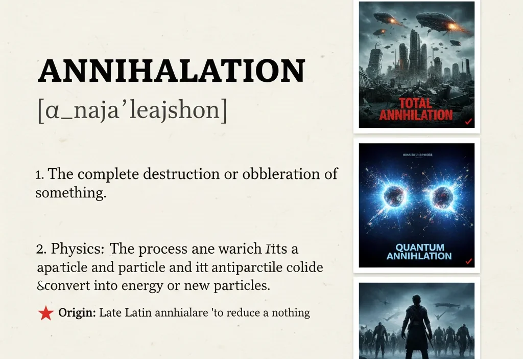 Annihilation Meaning