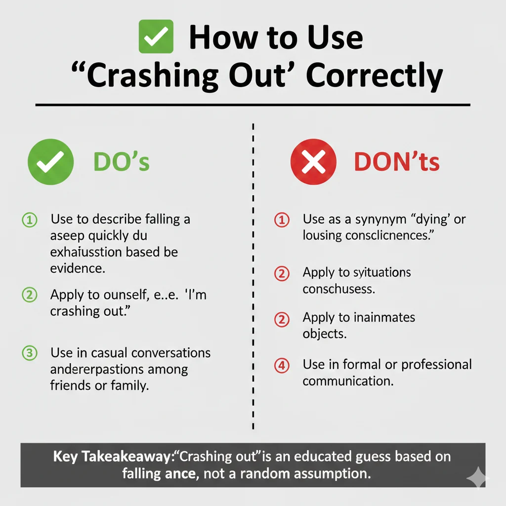  Crashing Out Meaning