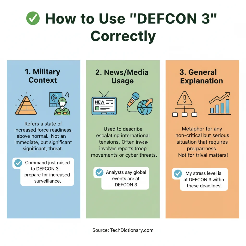 DEFCON 3 Meaning