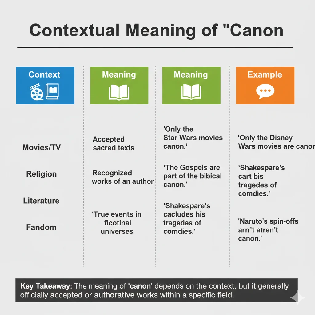  Canon Meaning