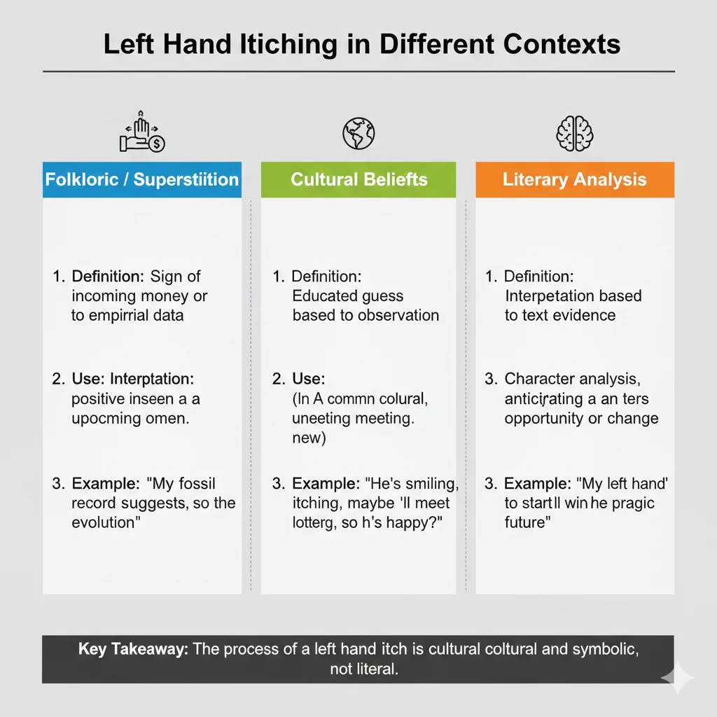Left Hand Itching Meaning