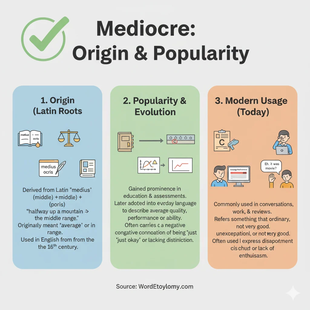 Mediocre Meaning 