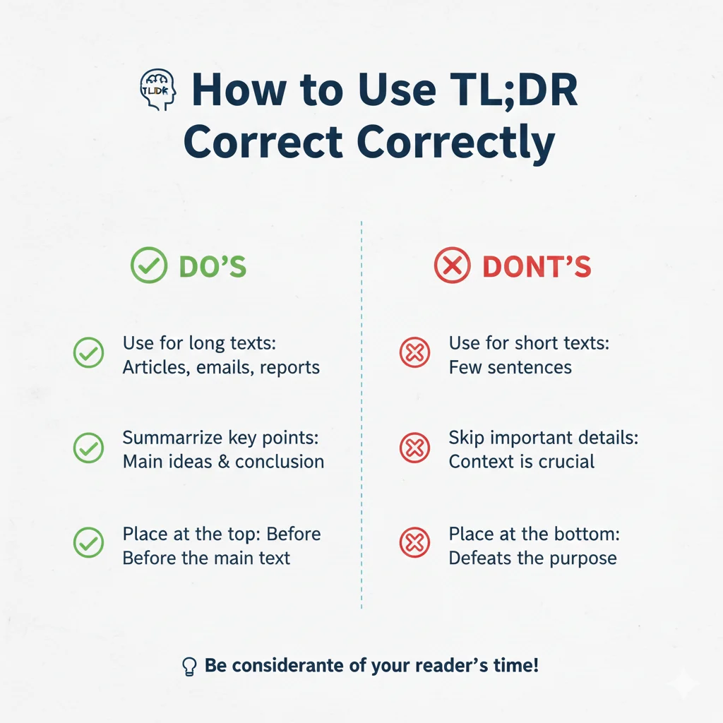 TL;DR Meaning