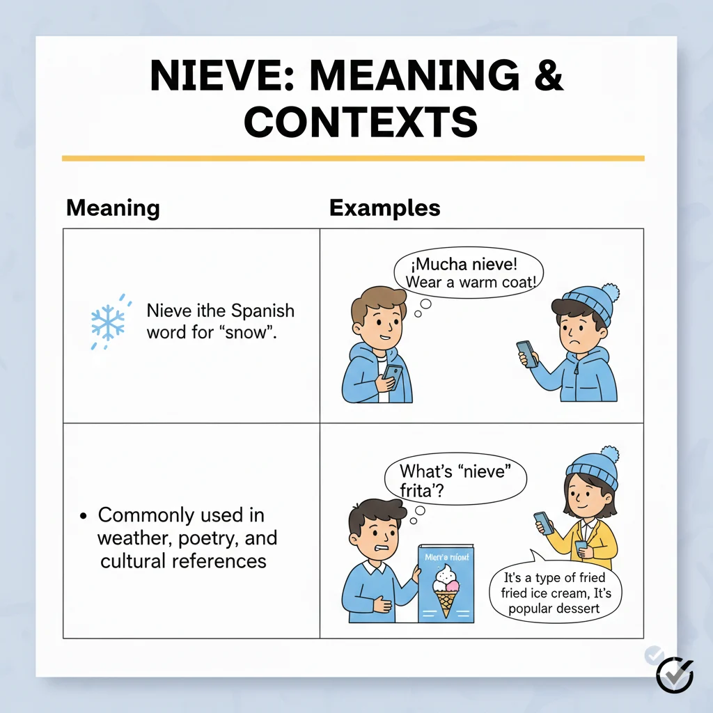 Nieve Meaning