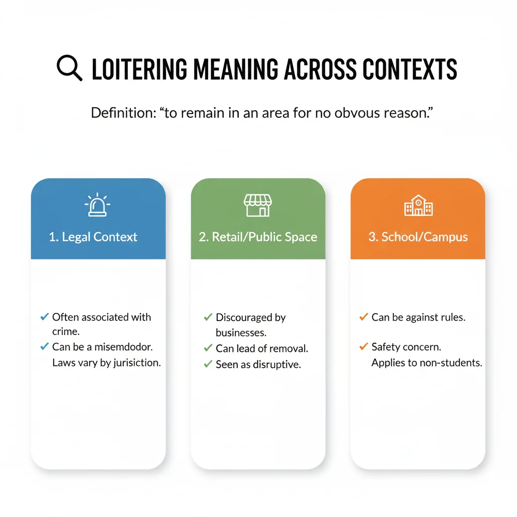 Loitering Meaning