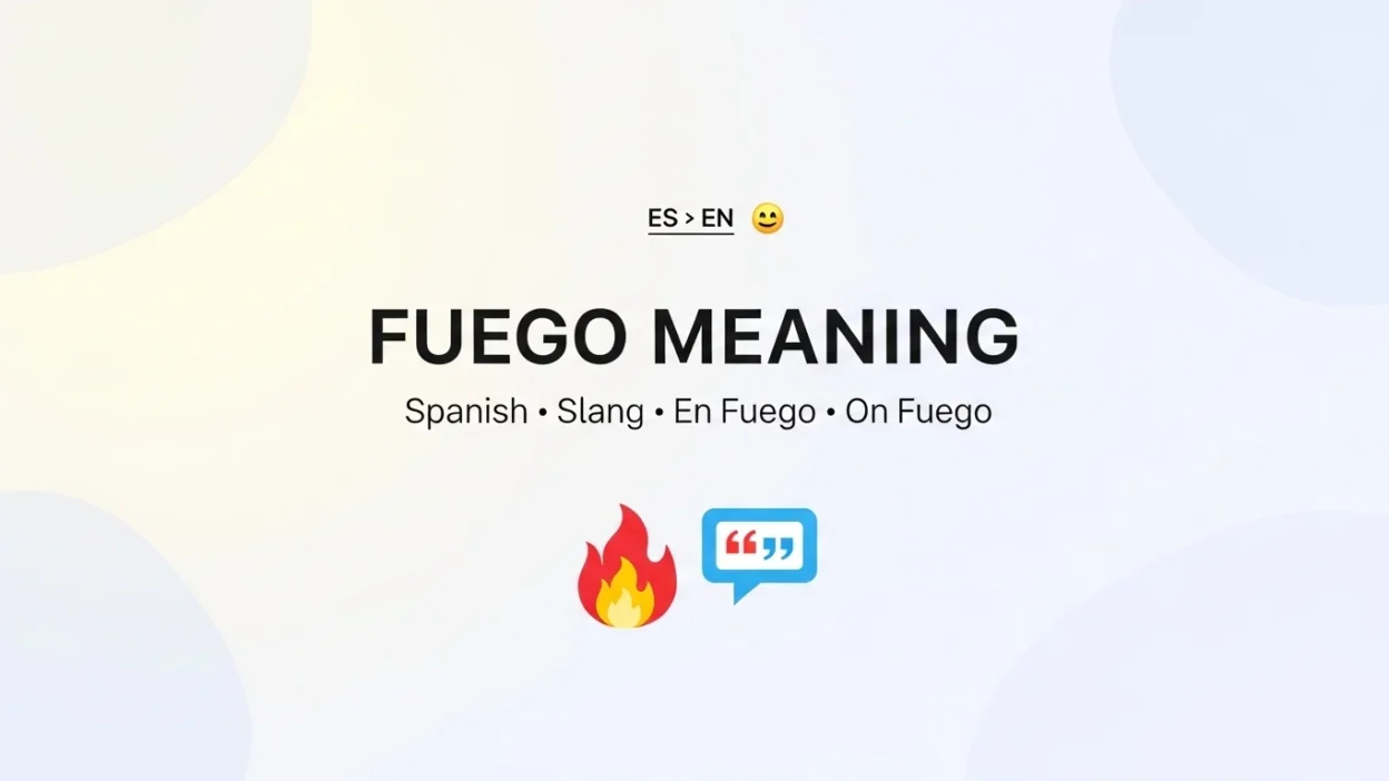 fuego meaning