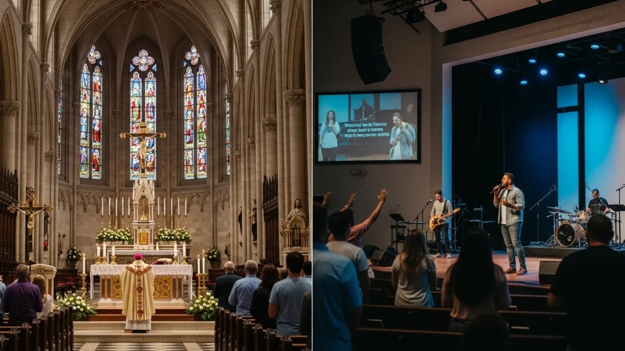 difference between catholic and christian