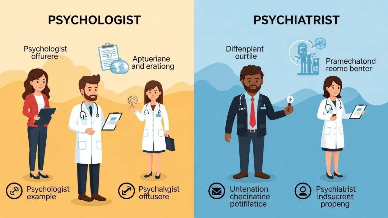 difference between psychologist and psychiatrist