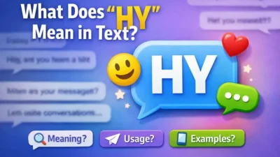 What Does Hy Mean in Text