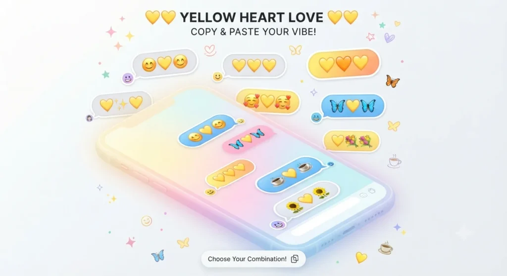 Yellow Heart Emoji 