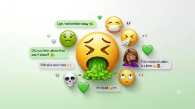Throw Up Emoji