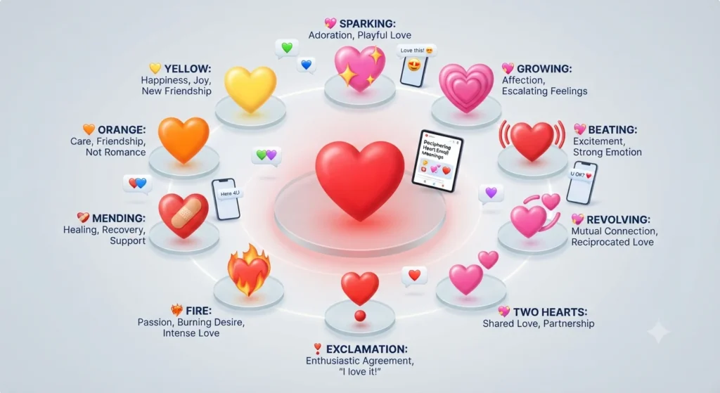 Red Heart Emoji Meaning 