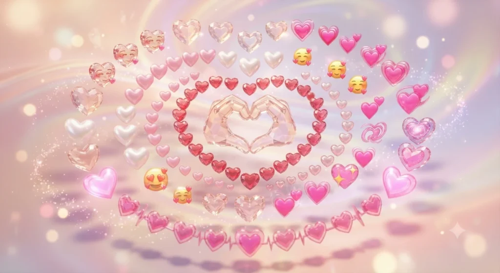 Hand Heart Emoji