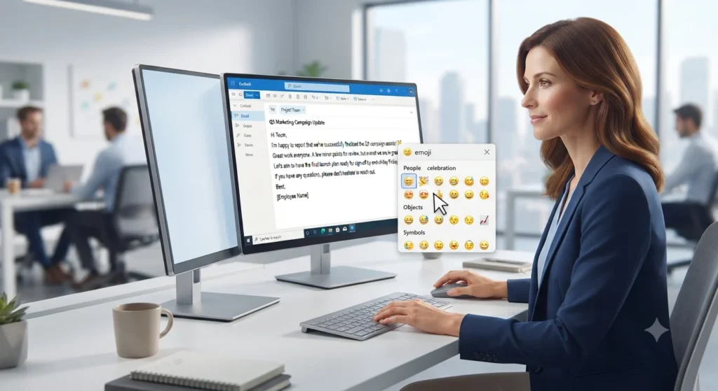How to Insert Emoji in Outlook