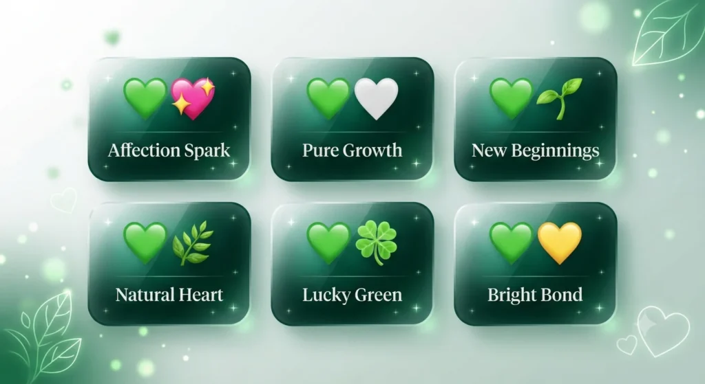 Green Heart Emoji Meaning 