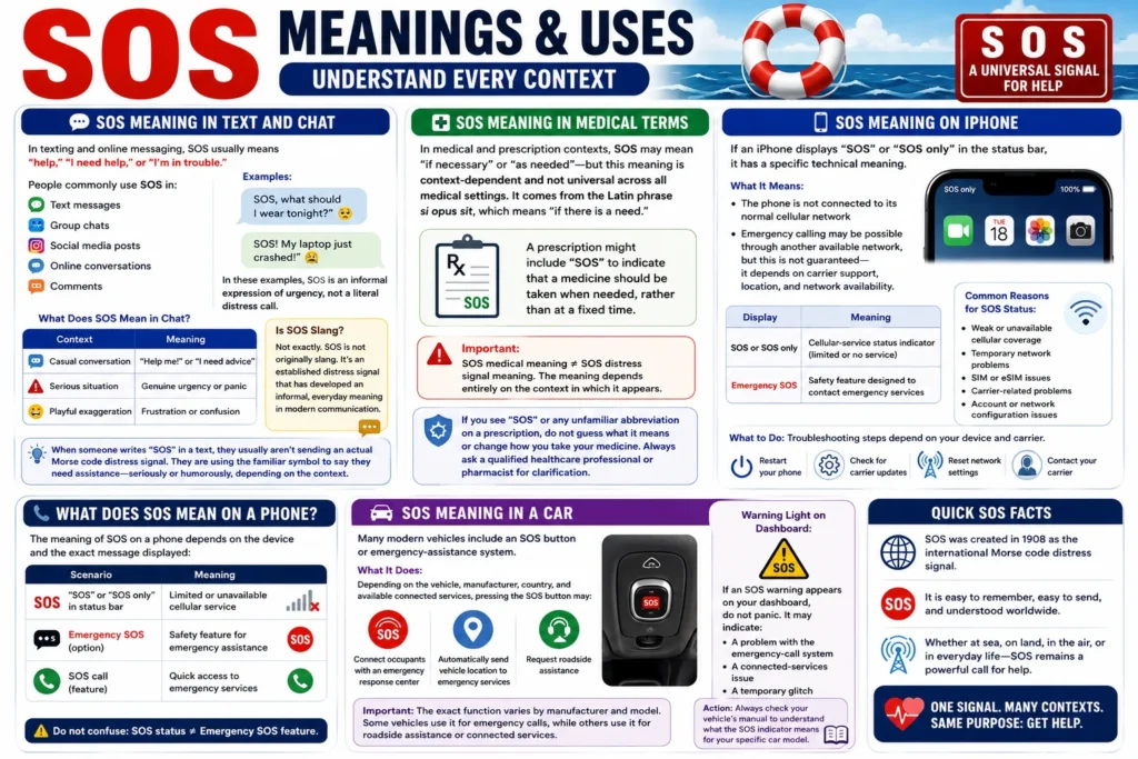 SOS Meaning