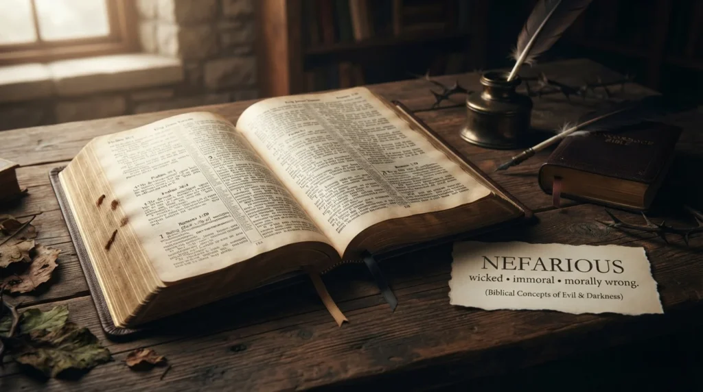 Nefarious Meaning
