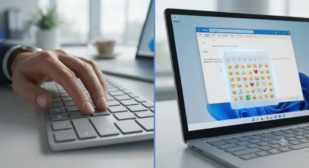 Outlook Emoji Shortcut