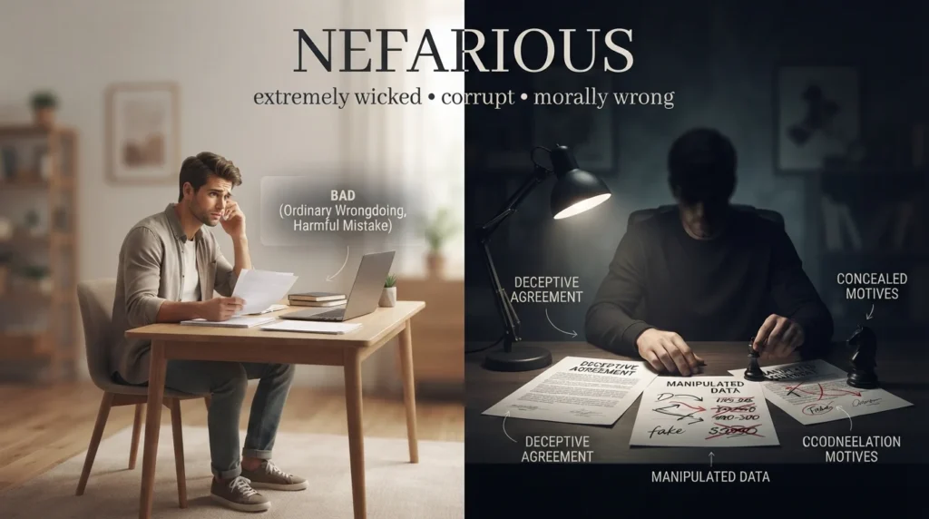 Nefarious Meaning