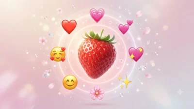 Strawberry Emoji