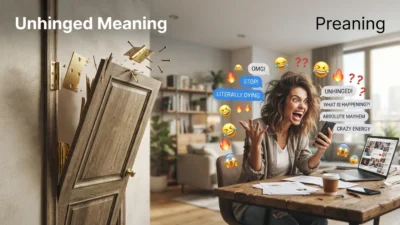 Unhinged Meaning