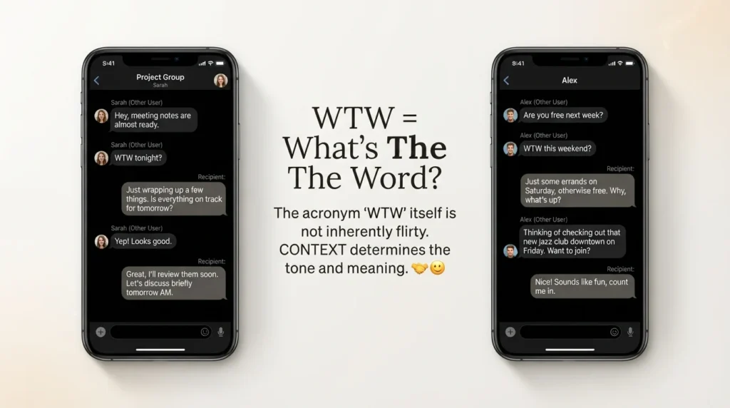 WTW Meaning